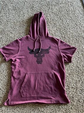 Project Rock Under Armour Men’s Short Sleeve Workout Hoodie